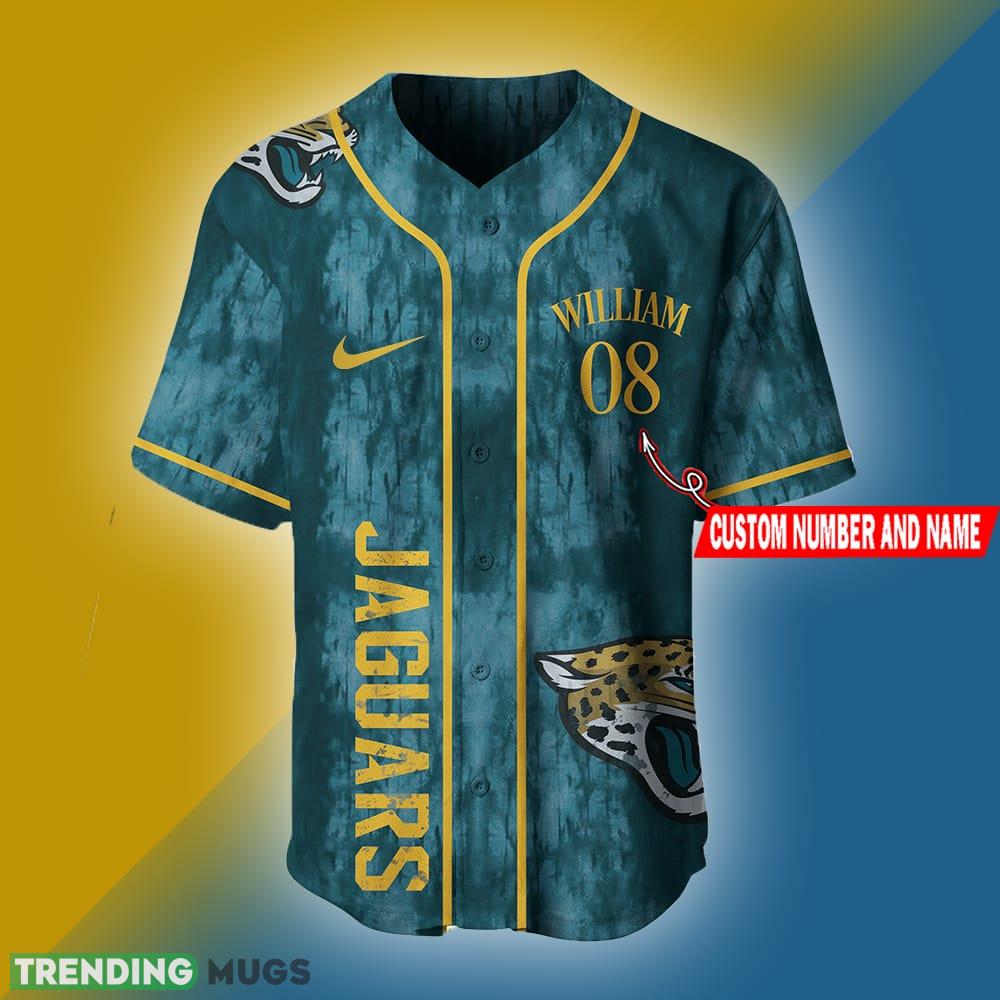 Jacksonville Jaguars Personalized NFL Swoosh American Baseball Jersey Shirt Gift Men Women Football Jersey Jacksonville Jaguars Personalized NFL Swoosh American Baseball Jersey Shirt Gift Men Women Football Jersey
