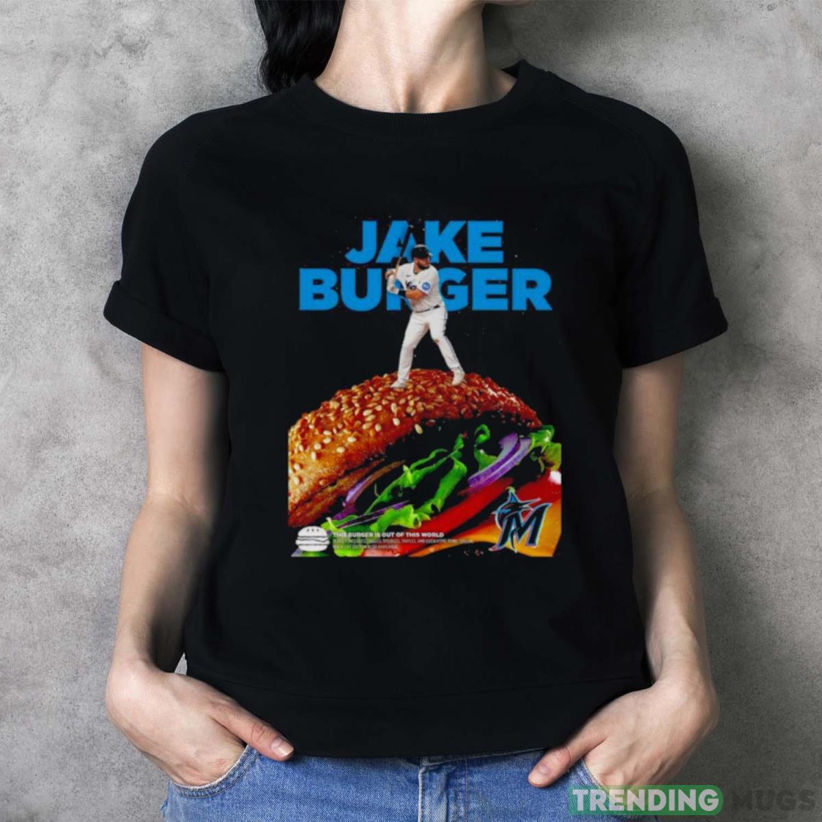 Jake Burger Miami Marlins Shirt Dark Shirt Jake Burger Miami Marlins Shirt Dark Shirt