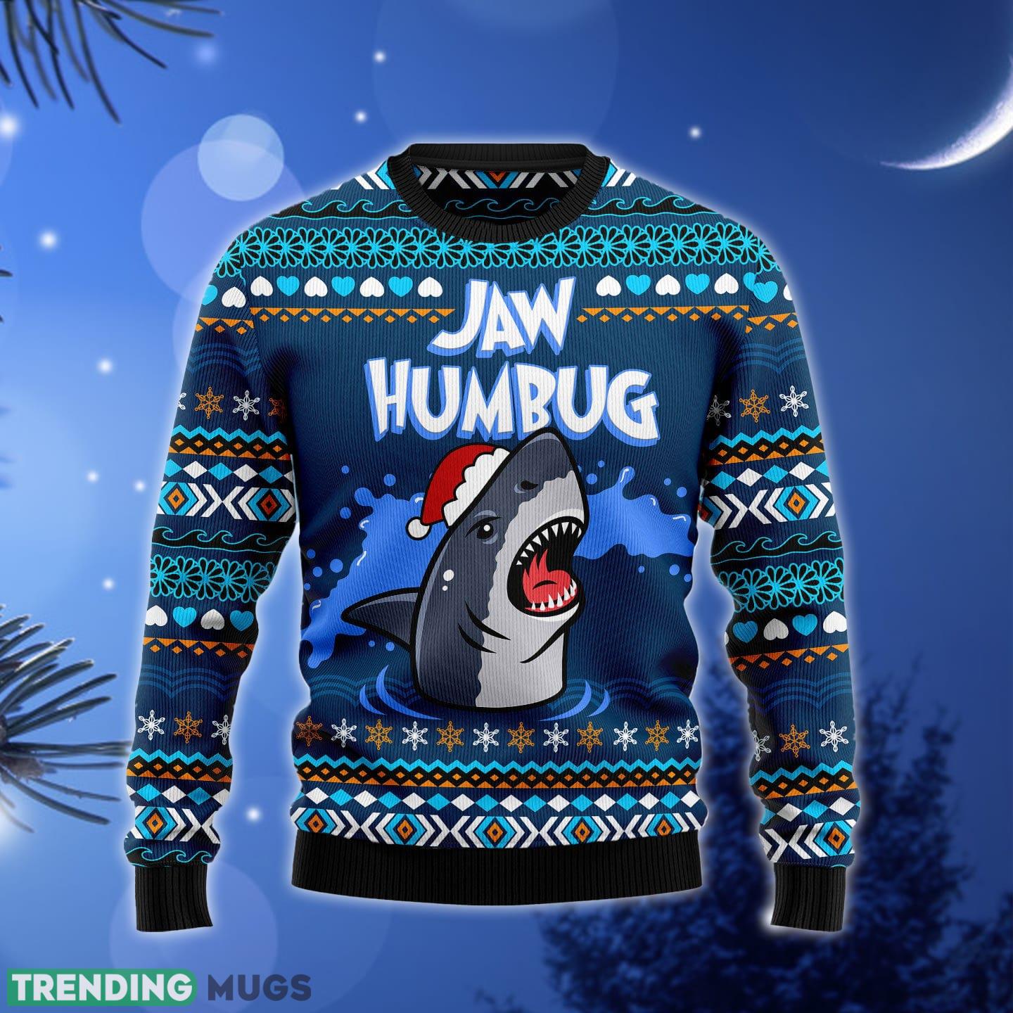 Jaw Humbug Ugly Christmas Sweater Gift Men Women - Jaw Humbug HT051120 Ugly Christmas Sweater unisex womens & mens, couples matching, friends, funny family sweater gifts (plus size available)_1 Jaw Humbug Ugly Christmas Sweater Gift Men Women - Jaw Humbug HT051120 Ugly Christmas Sweater unisex womens & mens, couples matching, friends, funny family sweater gifts (plus size available)_1