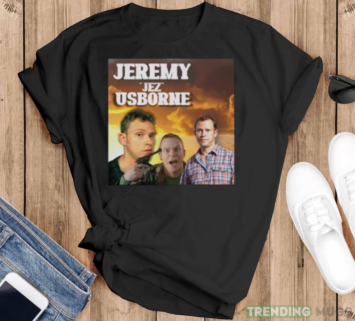Jeremy Jez Usborne Peep Show shirt - Black T-Shirt Jeremy Jez Usborne Peep Show shirt - Black T-Shirt