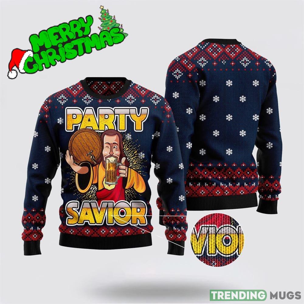 Jesus Party Savior Ugly Christmas Sweater Gift For Men And Women - Jesus Party Savior Ugly Christmas Sweater Gift For Men And Women Jesus Party Savior Ugly Christmas Sweater Gift For Men And Women - Jesus Party Savior Ugly Christmas Sweater Gift For Men And Women