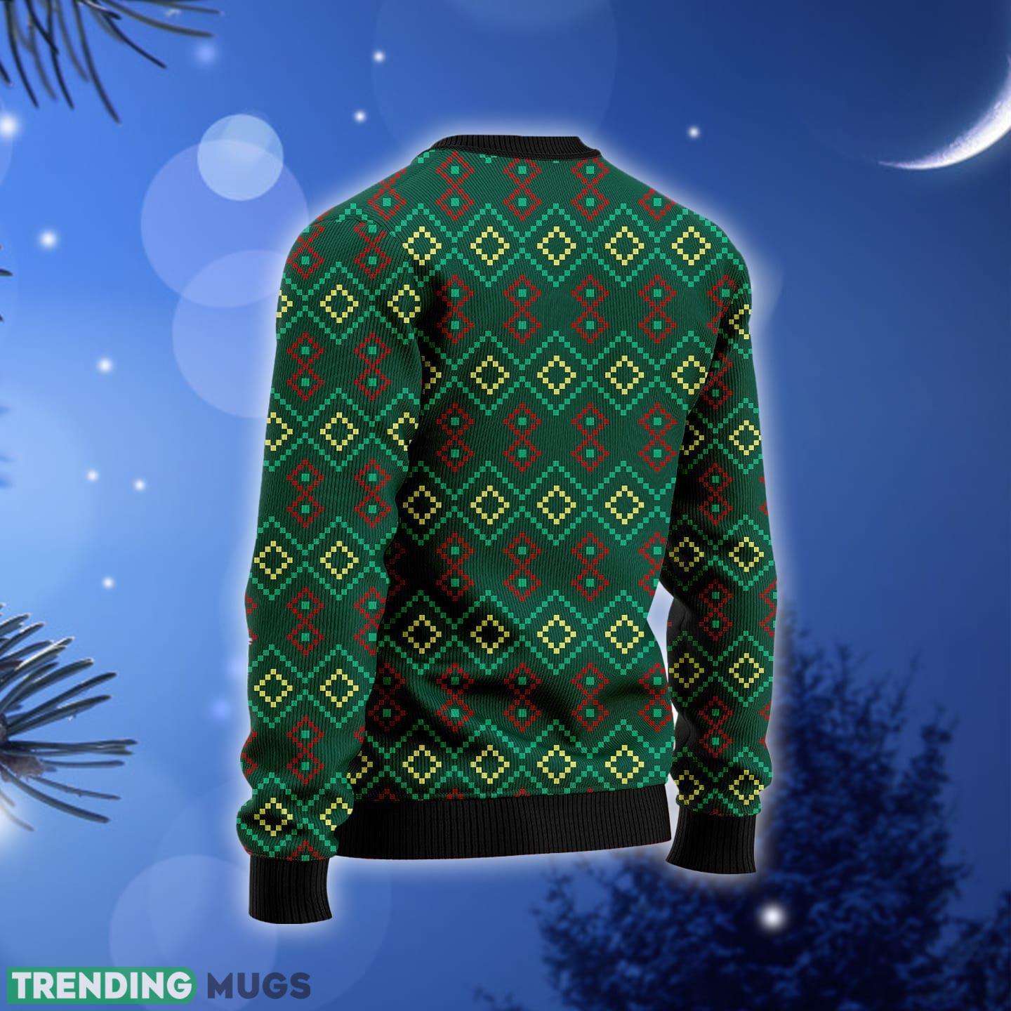 Jesus Red nosed Ugly Christmas Sweater Gift Men Women 3D Sweater Jesus Red nosed Ugly Christmas Sweater Gift Men Women 3D Sweater