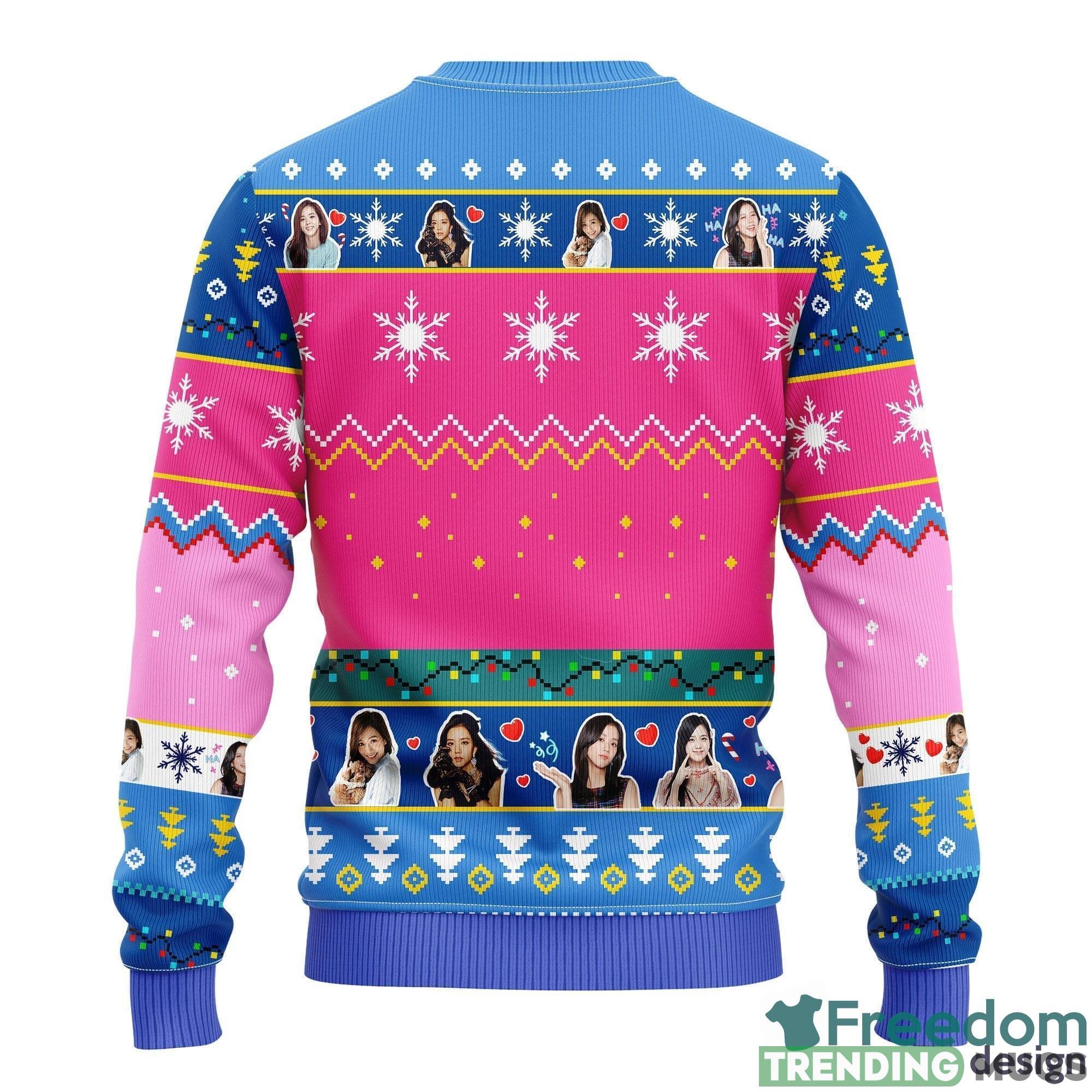 Jisoo Black Pink Thanksgiving Women Mens Ugly Christmas 3D Knitted Sweater 3D Sweater Jisoo Black Pink Thanksgiving Women Mens Ugly Christmas 3D Knitted Sweater 3D Sweater