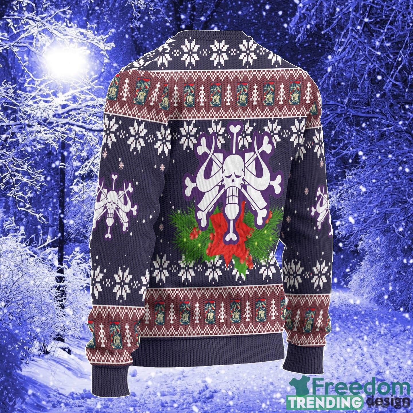 Kaido One Piece Anime Xmas Women Mens Ugly Christmas 3D Knitted Sweater 3D Sweater Kaido One Piece Anime Xmas Women Mens Ugly Christmas 3D Knitted Sweater 3D Sweater
