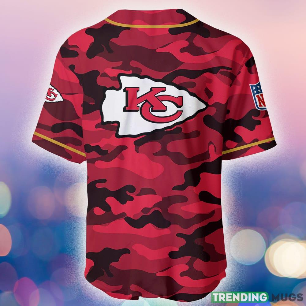 Kansas City Chiefs Baseball Jersey Shirt NFL Fan Gifts Custom Name For Men And Women Football Jersey Kansas City Chiefs Baseball Jersey Shirt NFL Fan Gifts Custom Name For Men And Women Football Jersey