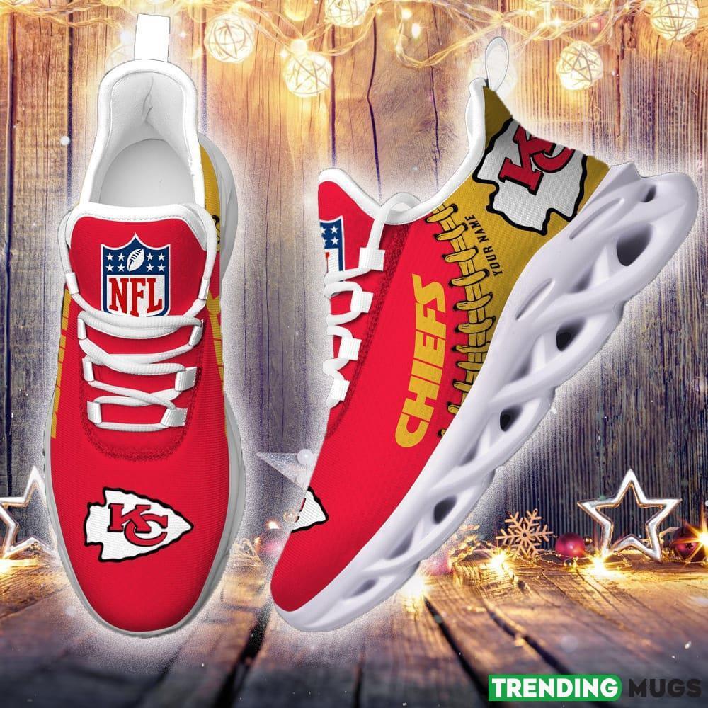 Kansas City Chiefs Custom Name NFL Max Soul Shoes Chunky Sneakers Gift For Fans Max Soul Kansas City Chiefs Custom Name NFL Max Soul Shoes Chunky Sneakers Gift For Fans Max Soul