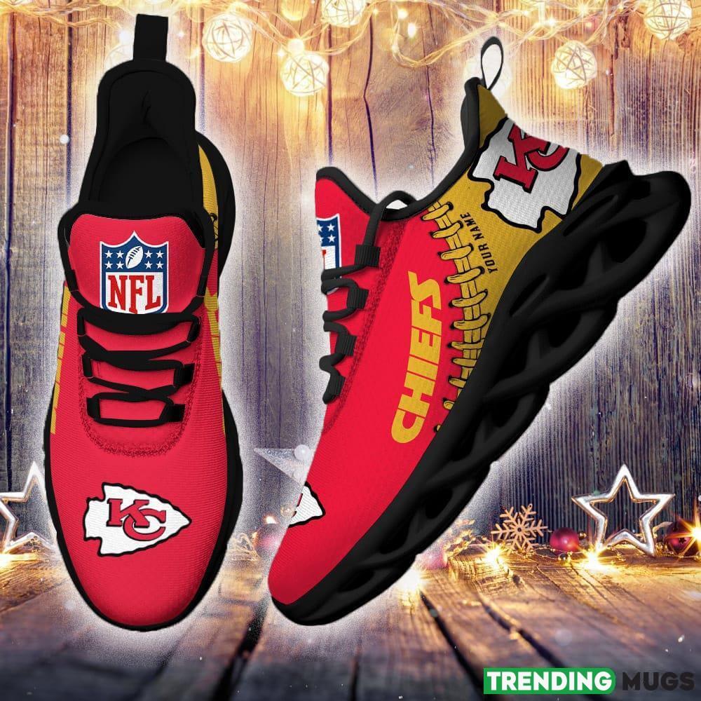 Kansas City Chiefs Custom Name NFL Max Soul Shoes Chunky Sneakers Gift For Fans Max Soul Kansas City Chiefs Custom Name NFL Max Soul Shoes Chunky Sneakers Gift For Fans Max Soul