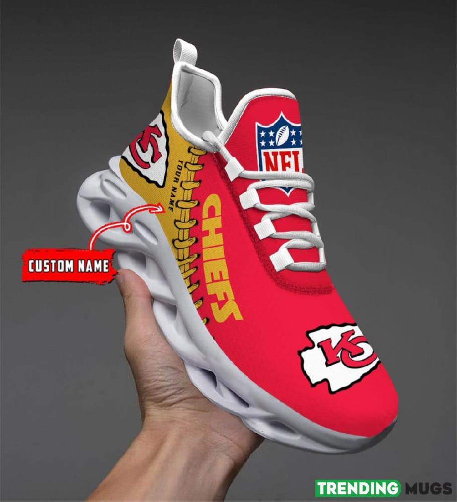 Kansas City Chiefs Custom Name NFL Max Soul Shoes Chunky Sneakers Gift For Fans Max Soul Kansas City Chiefs Custom Name NFL Max Soul Shoes Chunky Sneakers Gift For Fans Max Soul