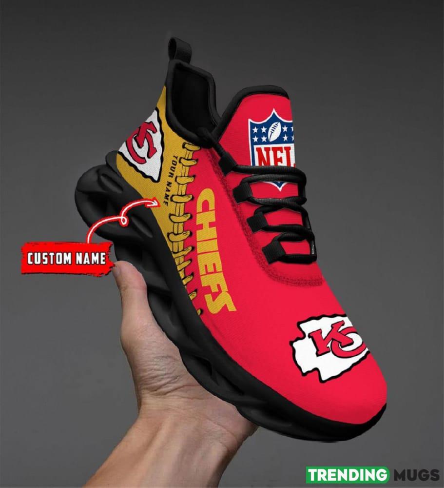 Kansas City Chiefs Custom Name NFL Max Soul Shoes Chunky Sneakers Gift For Fans - Kansas City Chiefs Personalized NFL Max Soul Shoes_1 Kansas City Chiefs Custom Name NFL Max Soul Shoes Chunky Sneakers Gift For Fans - Kansas City Chiefs Personalized NFL Max Soul Shoes_1