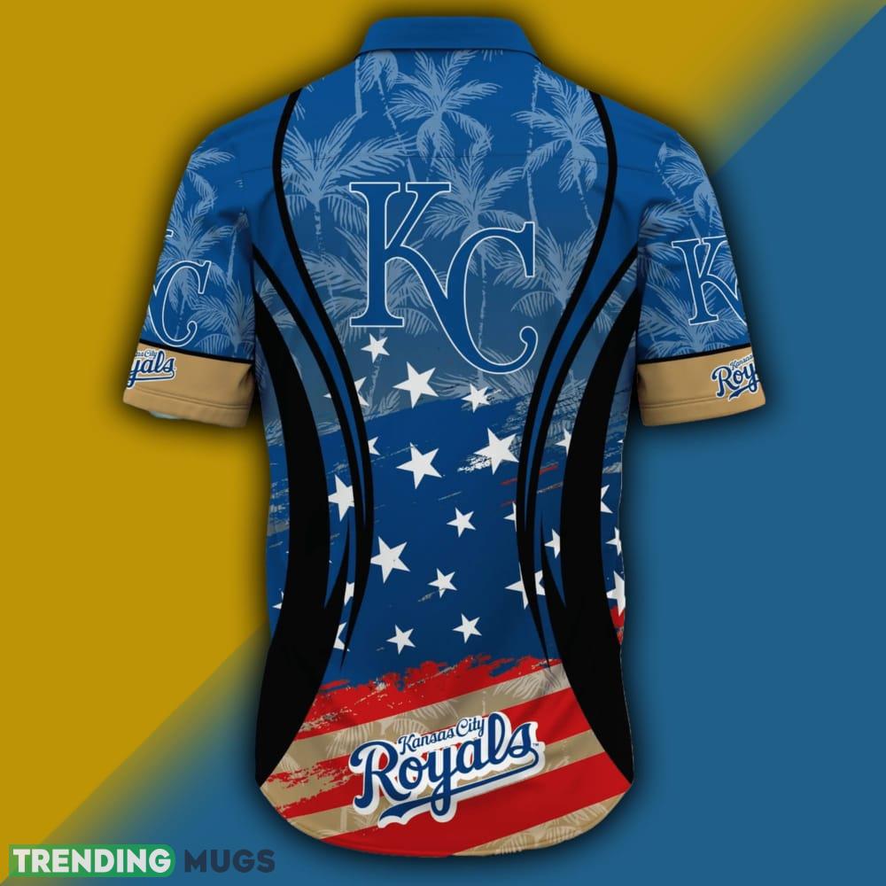 Kansas City Royals MLB Flag American Hawaiian Shirt Short Sleeve Hawaiian Shirt Kansas City Royals MLB Flag American Hawaiian Shirt Short Sleeve Hawaiian Shirt