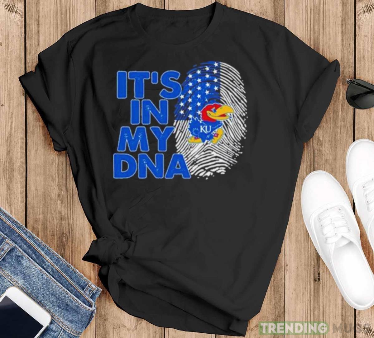 Kansas Jayhawks Football 2023 It’s In My DNA shirt - Black T-Shirt Kansas Jayhawks Football 2023 It’s In My DNA shirt - Black T-Shirt