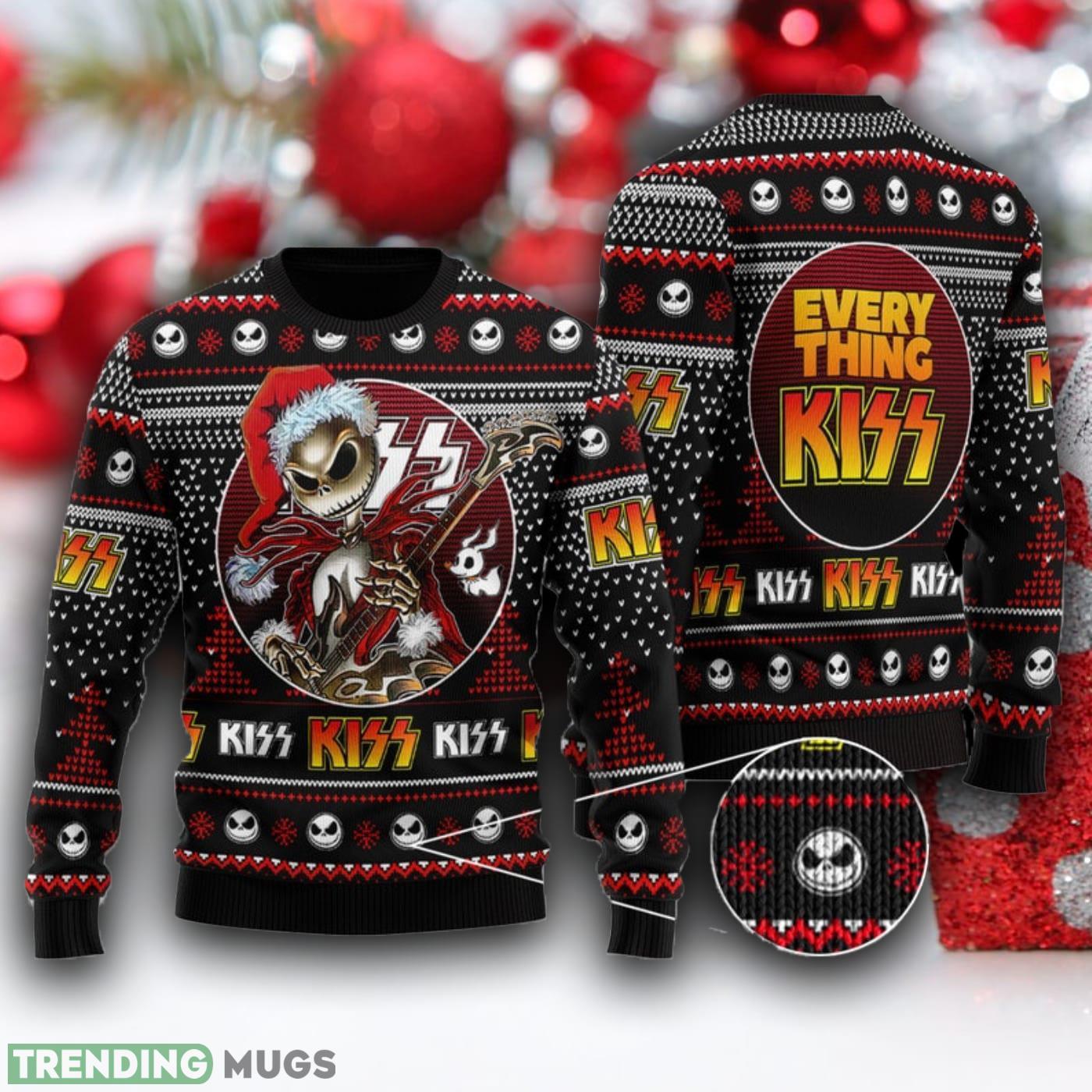 Kiss Jack Skellington Ugly Christmas Sweater Design Sweatshirt For Fans Gift - Kiss Jack Skellington Ugly Christmas Sweater Design Sweatshirt For Fans Gift Kiss Jack Skellington Ugly Christmas Sweater Design Sweatshirt For Fans Gift - Kiss Jack Skellington Ugly Christmas Sweater Design Sweatshirt For Fans Gift