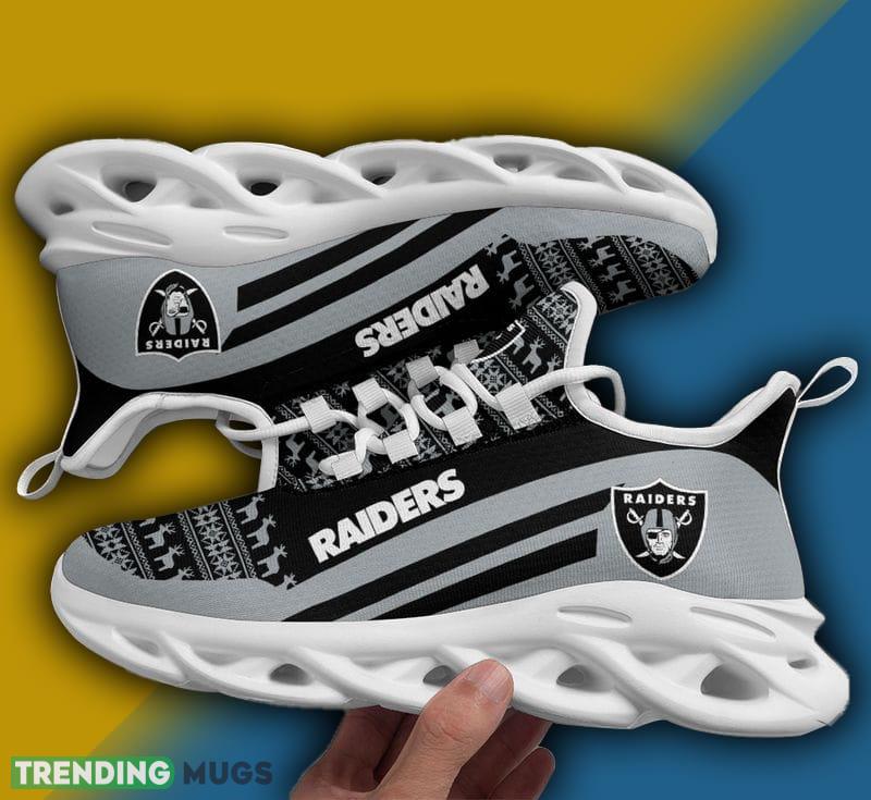 Las Vegas Raiders Christmas Pattern Max Soul Shoes Mark Christmas Sneakers - Las Vegas Raiders Christmas Pattern Max Soul Shoes Christmas Sneakers Photo 1 Las Vegas Raiders Christmas Pattern Max Soul Shoes Mark Christmas Sneakers - Las Vegas Raiders Christmas Pattern Max Soul Shoes Christmas Sneakers Photo 1