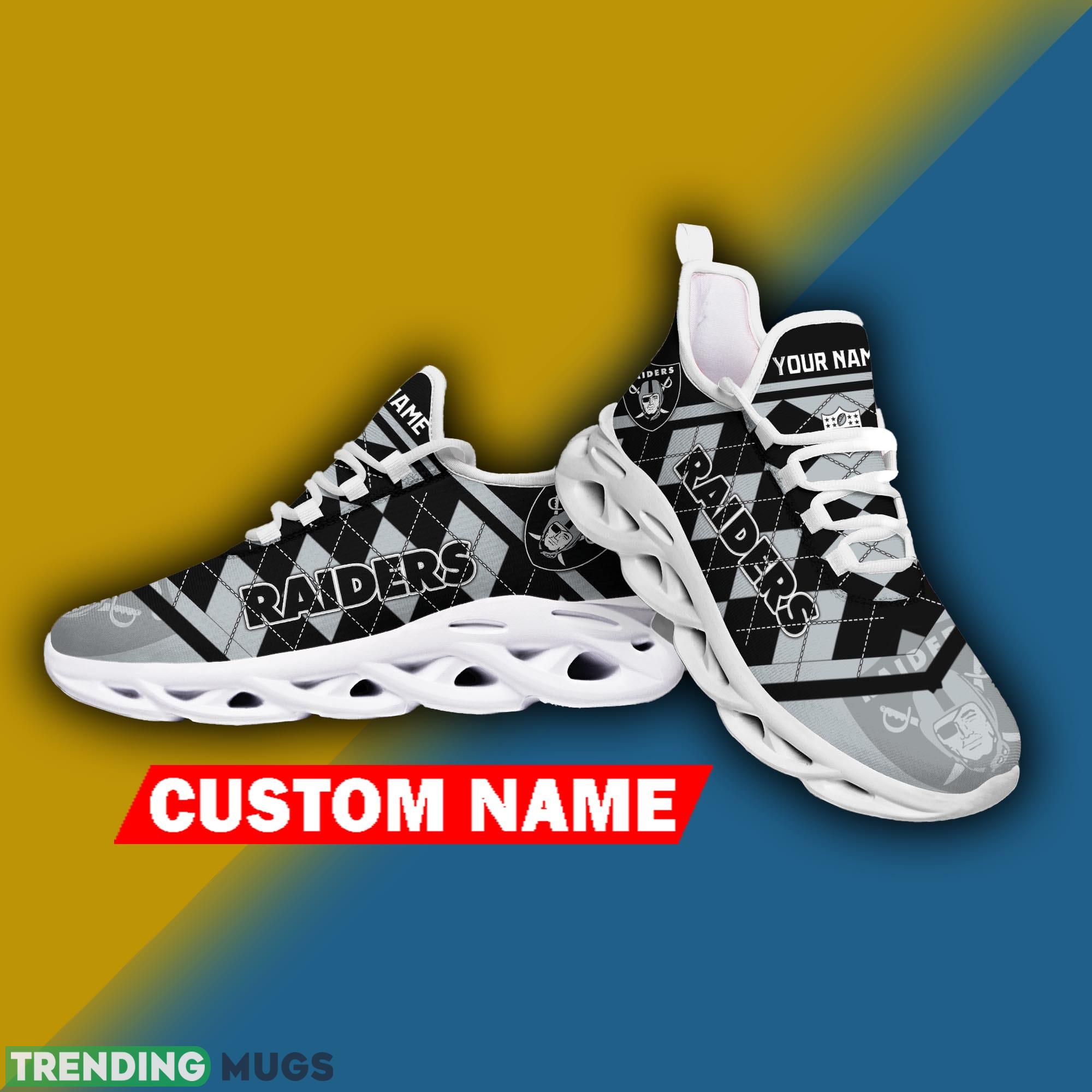 Las Vegas Raiders NFL Christmas Sneakers Innovative Personalized Max Soul Shoes Max Soul Las Vegas Raiders NFL Christmas Sneakers Innovative Personalized Max Soul Shoes Max Soul