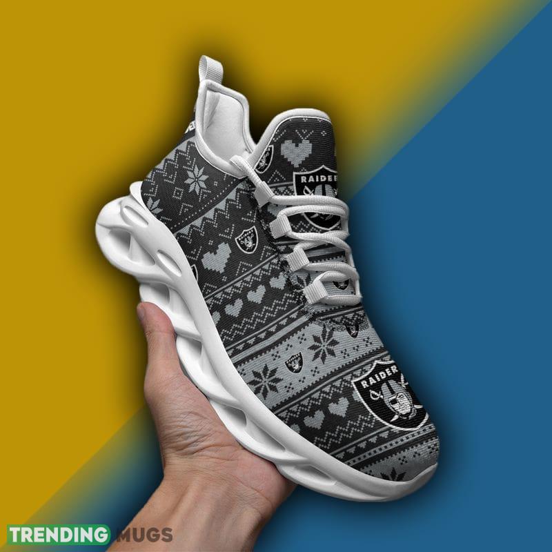 Las Vegas Raiders X max Patterns Max Soul Shoes Symbolic Christmas Sneakers Max Soul Las Vegas Raiders X max Patterns Max Soul Shoes Symbolic Christmas Sneakers Max Soul