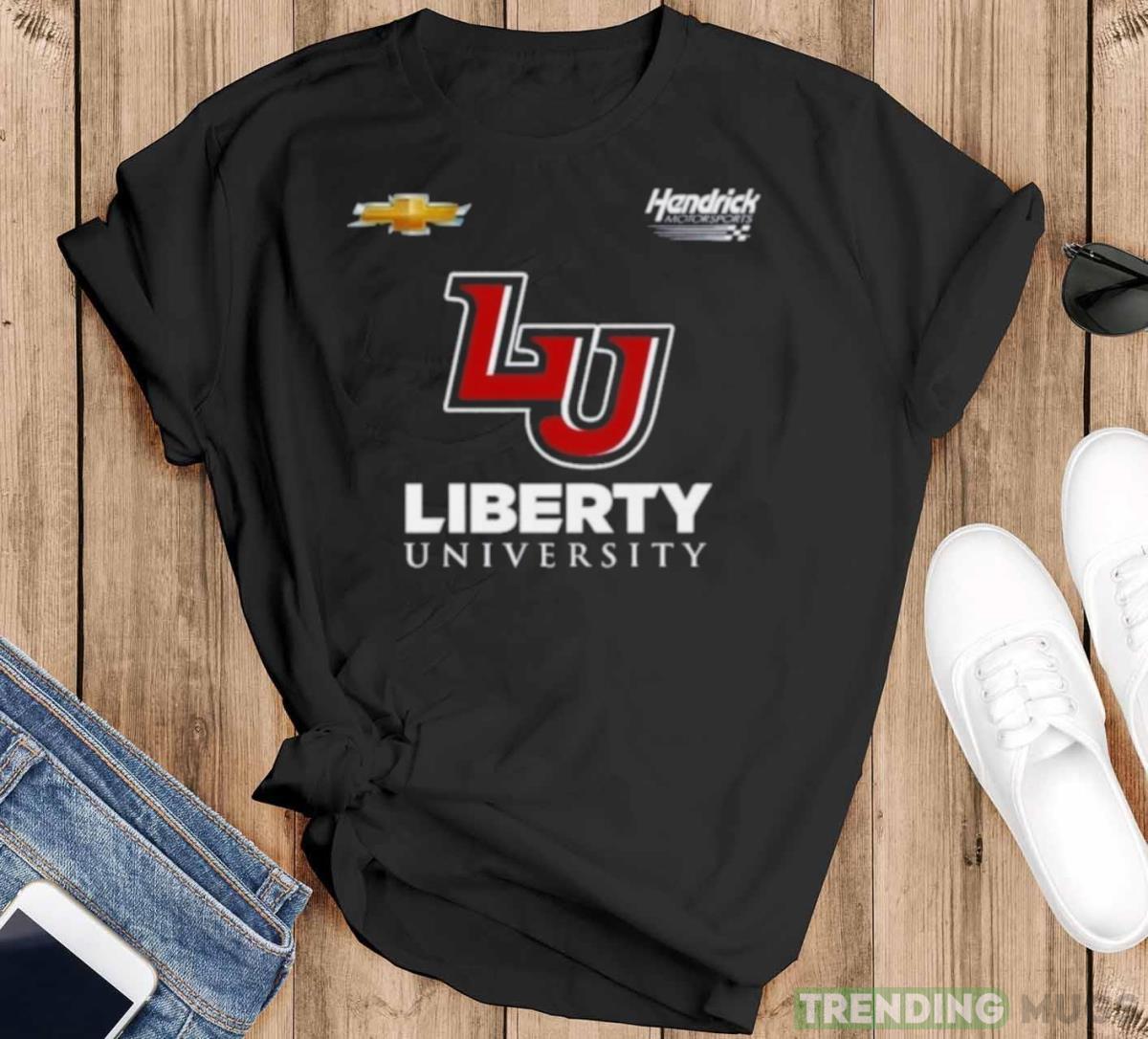 Liberty University Heather Hendrick Motorsports T shirt - Black T-Shirt Liberty University Heather Hendrick Motorsports T shirt - Black T-Shirt
