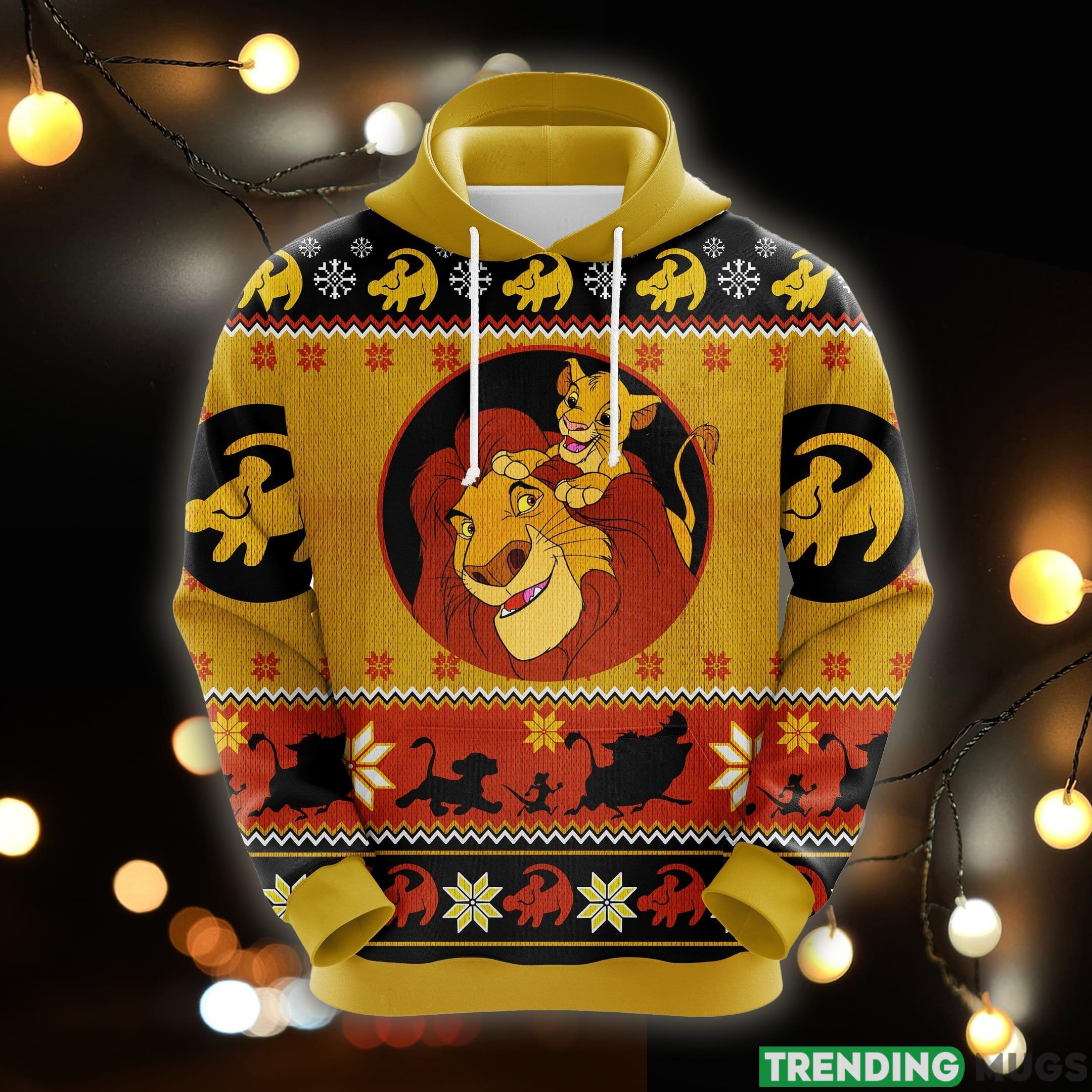 Lion King Simba Christmas Cute Noel Mc Ugly 3D Hoodie All Over Print Gift For Men Women - Lion King Simba Christmas Cute Noel Mc Ugly 3D Hoodie All Over Print Gift For Men Women_1 Lion King Simba Christmas Cute Noel Mc Ugly 3D Hoodie All Over Print Gift For Men Women - Lion King Simba Christmas Cute Noel Mc Ugly 3D Hoodie All Over Print Gift For Men Women_1