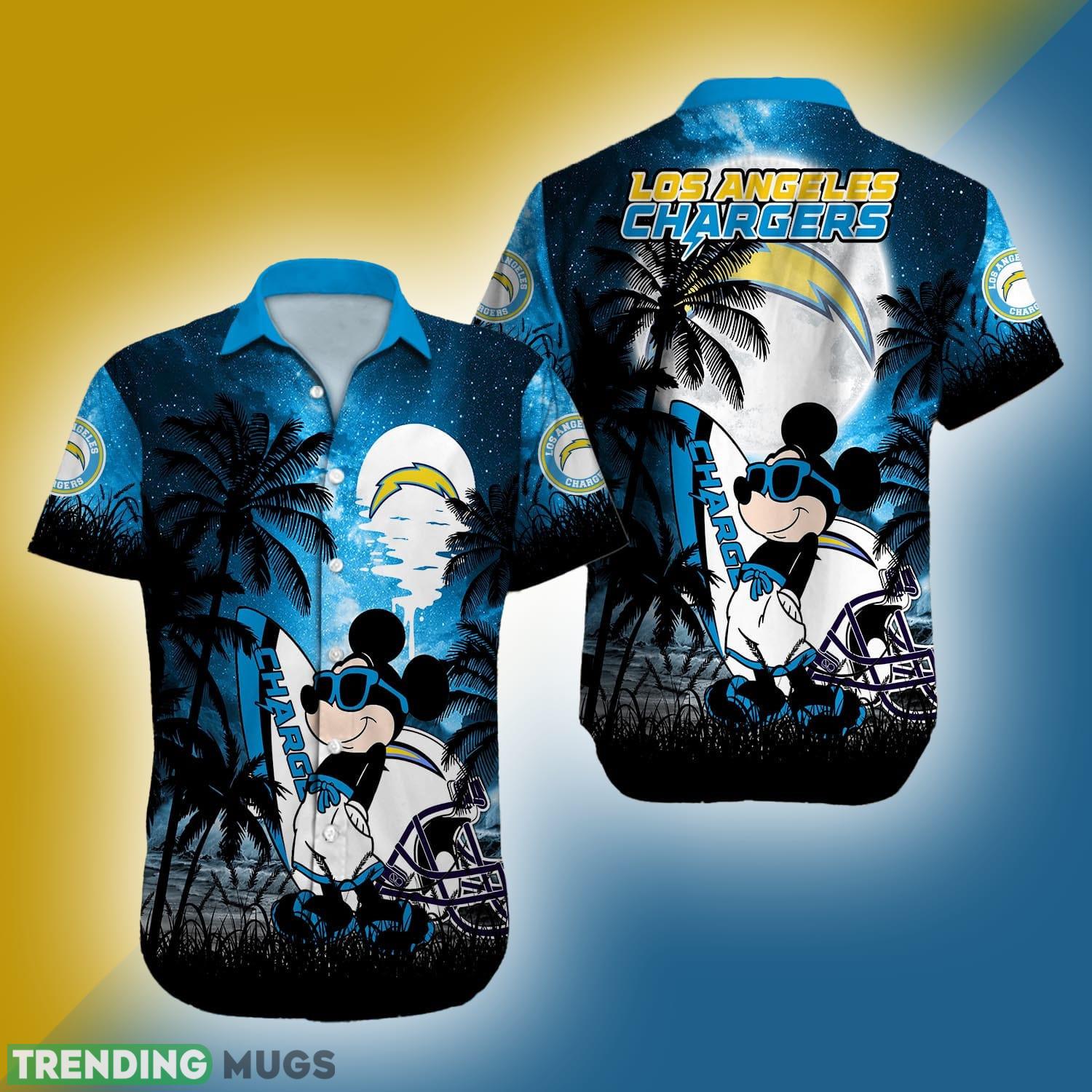 Los Angeles Chargers American Football Mickey Pattern Hawaiian Shirt - Los Angeles Chargers American Football Mickey Pattern Hawaiian Shirt Los Angeles Chargers American Football Mickey Pattern Hawaiian Shirt - Los Angeles Chargers American Football Mickey Pattern Hawaiian Shirt