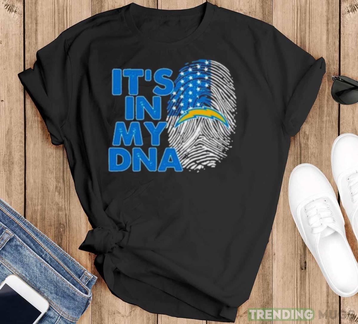 Los Angeles Chargers Football 2023 It’s In My DNA shirt - Black T-Shirt Los Angeles Chargers Football 2023 It’s In My DNA shirt - Black T-Shirt
