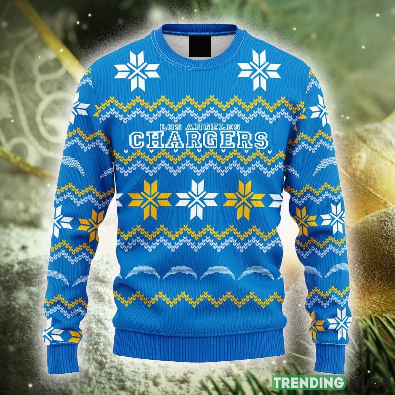 Los Angeles Chargers NFL Limited Ugly Sweater Sweatshirt Retail Gift Christmas - NFL Los Angeles Chargers All Over Print Christmas Ugly Sweater Sweatshirt_1 Los Angeles Chargers NFL Limited Ugly Sweater Sweatshirt Retail Gift Christmas - NFL Los Angeles Chargers All Over Print Christmas Ugly Sweater Sweatshirt_1