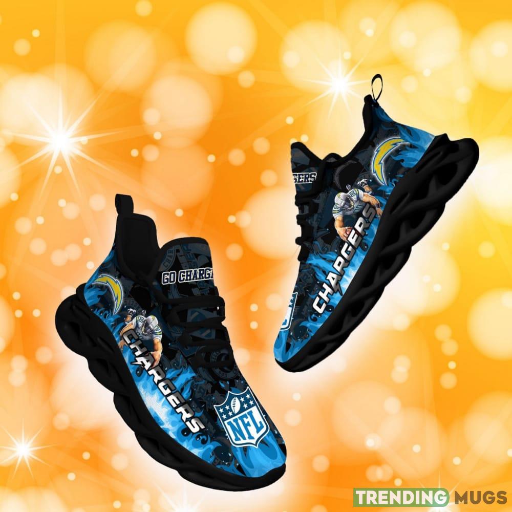 Los Angeles Chargers NFL New Aspire Max Soul Sneaker For Men And Women Sports Shoes Fans Gift - Los Angeles Chargers NFL Clunky Shoes For Fans photo 1