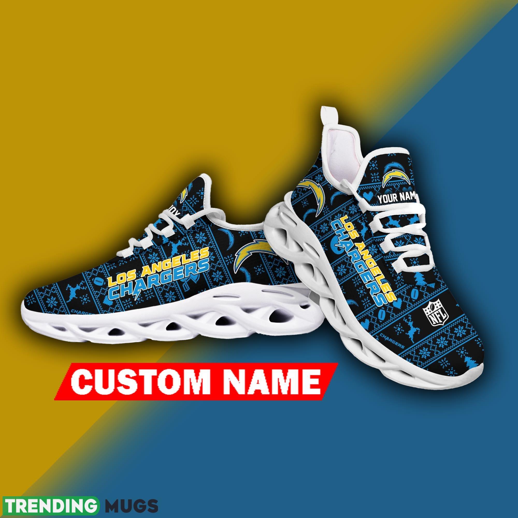 Los Angeles Chargers NFL Xmas Fans Max Soul Sneakers Christmas Shoes Custom Name - Los Angeles Chargers NFL Xmas Fans Max Soul Sneakers Christmas Shoes Custom Name Photo 17 Los Angeles Chargers NFL Xmas Fans Max Soul Sneakers Christmas Shoes Custom Name - Los Angeles Chargers NFL Xmas Fans Max Soul Sneakers Christmas Shoes Custom Name Photo 17