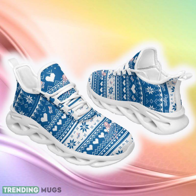 Los Angeles Dodgerss Ugly Christmas Snow Flowers Blue Color Sneakers Max Soul Shoes For Fans Gift - Los Angeles Dodgers Bright Christmas Bue Sneakers Max Soul Shoes For Fans Gift Los Angeles Dodgerss Ugly Christmas Snow Flowers Blue Color Sneakers Max Soul Shoes For Fans Gift - Los Angeles Dodgers Bright Christmas Bue Sneakers Max Soul Shoes For Fans Gift