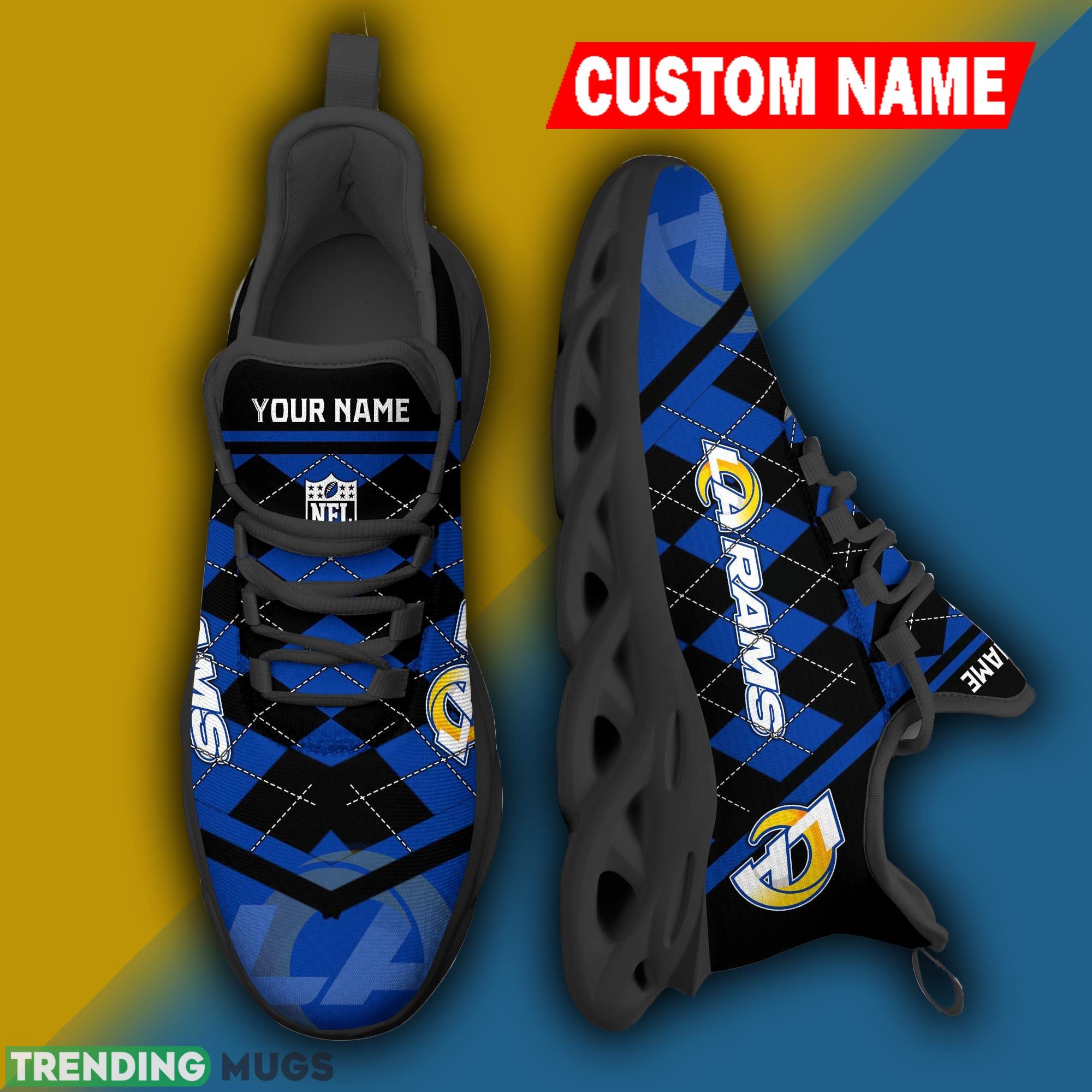 Los Angeles Rams NFL Christmas Sneakers Edgy Personalized Max Soul Shoes - Los Angeles Rams NFL Christmas Sneakers Personalized Max Soul Shoes Photo 3 Los Angeles Rams NFL Christmas Sneakers Edgy Personalized Max Soul Shoes - Los Angeles Rams NFL Christmas Sneakers Personalized Max Soul Shoes Photo 3