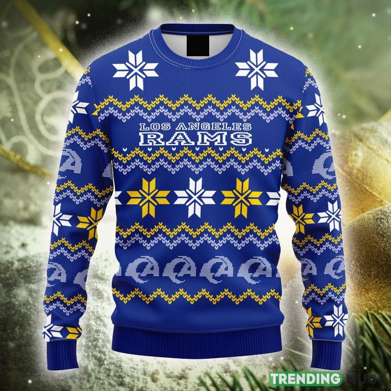 Los Angeles Rams NFL Limited Ugly Sweater Sweatshirt Boutique Gift Christmas - NFL Los Angeles Rams All Over Print Christmas Ugly Sweater Sweatshirt_1