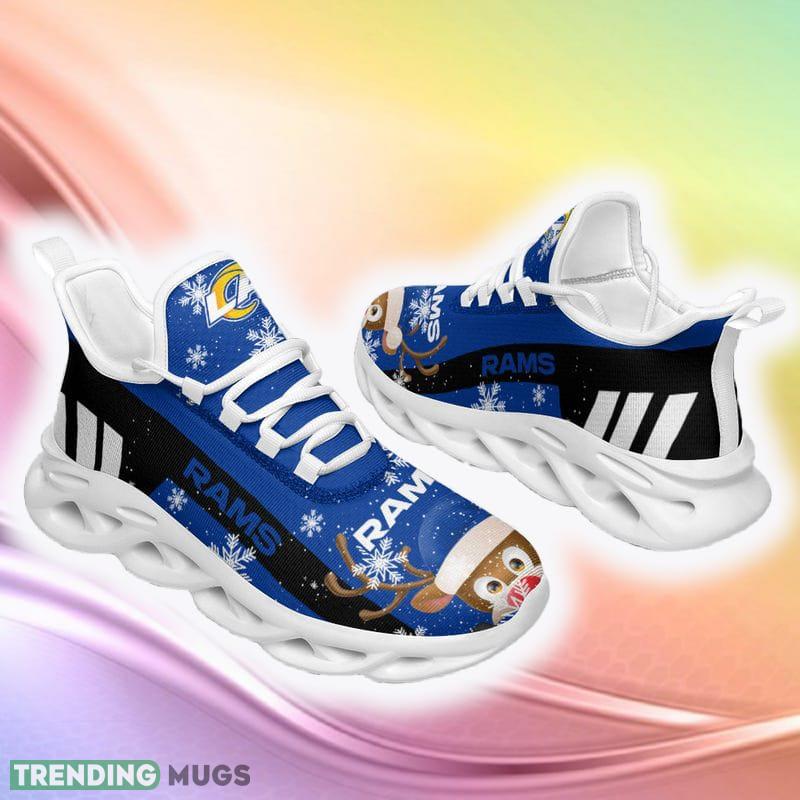Los Angeles Rams Reindeer Ugly Christmas Snow Flowers Blue Color Sneakers Max Soul Shoes For Fans Gift - Los Angeles Rams Reindeer Christmas Color Sneakers Max Soul Shoes For Fans Gift Los Angeles Rams Reindeer Ugly Christmas Snow Flowers Blue Color Sneakers Max Soul Shoes For Fans Gift - Los Angeles Rams Reindeer Christmas Color Sneakers Max Soul Shoes For Fans Gift