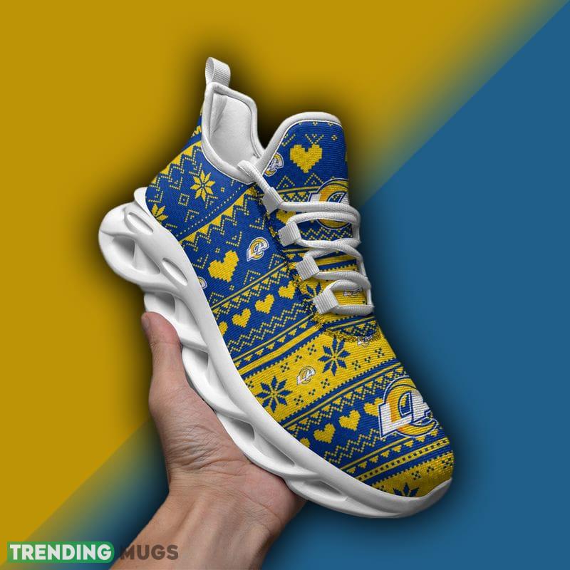 Los Angeles Rams X max Patterns Max Soul Shoes Forward Christmas Sneakers Max Soul Los Angeles Rams X max Patterns Max Soul Shoes Forward Christmas Sneakers Max Soul