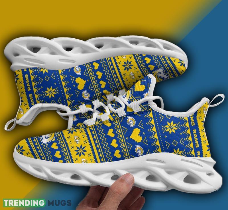 Los Angeles Rams X-max Patterns Max Soul Shoes Forward Christmas Sneakers - Los Angeles Rams X-max Patterns Max Soul Shoes Christmas Sneakers Photo 1 Los Angeles Rams X-max Patterns Max Soul Shoes Forward Christmas Sneakers - Los Angeles Rams X-max Patterns Max Soul Shoes Christmas Sneakers Photo 1