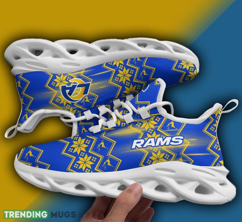 Los Angeles Rams Xmas Pattern Max Soul Shoes Symbol Christmas Sneakers Max Soul Los Angeles Rams Xmas Pattern Max Soul Shoes Symbol Christmas Sneakers Max Soul