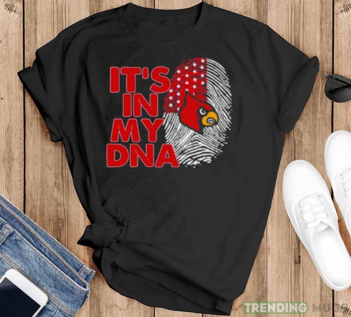 Louisville Cardinals Football 2023 It’s In My DNA shirt - Black T-Shirt Louisville Cardinals Football 2023 It’s In My DNA shirt - Black T-Shirt