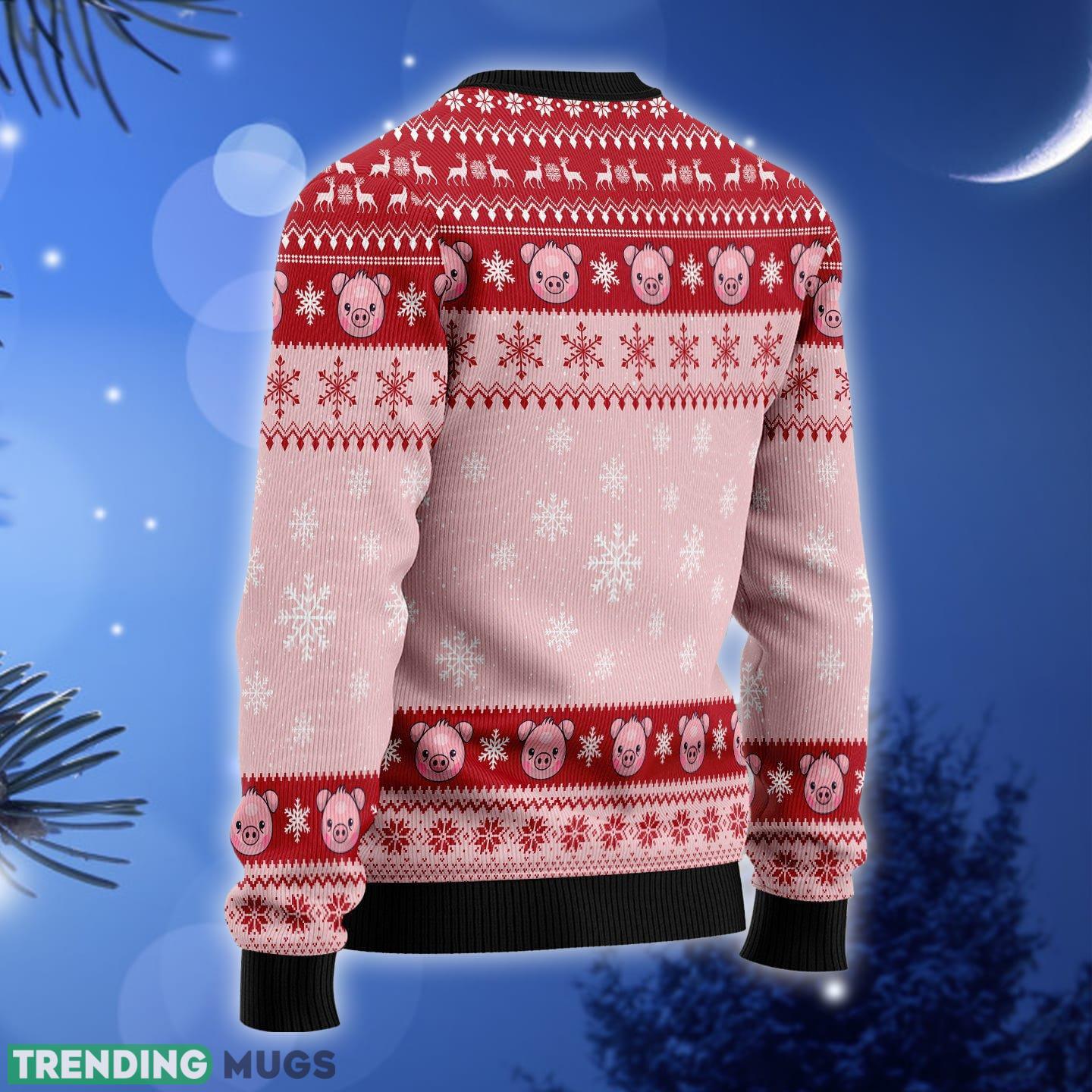 Lovely Pig Ugly Christmas Sweater Gift Men Women 3D Sweater Lovely Pig Ugly Christmas Sweater Gift Men Women 3D Sweater