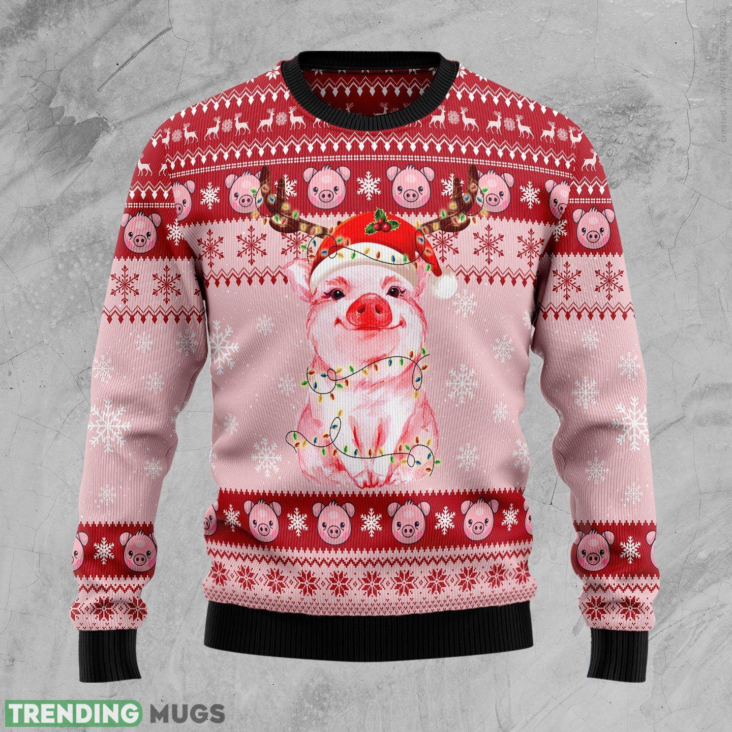 Lovely Pig Ugly Christmas Sweater Gift Men Women - Lovely Pig Merry Ugly Christmas Sweater Gift Men Women_1 Lovely Pig Ugly Christmas Sweater Gift Men Women - Lovely Pig Merry Ugly Christmas Sweater Gift Men Women_1
