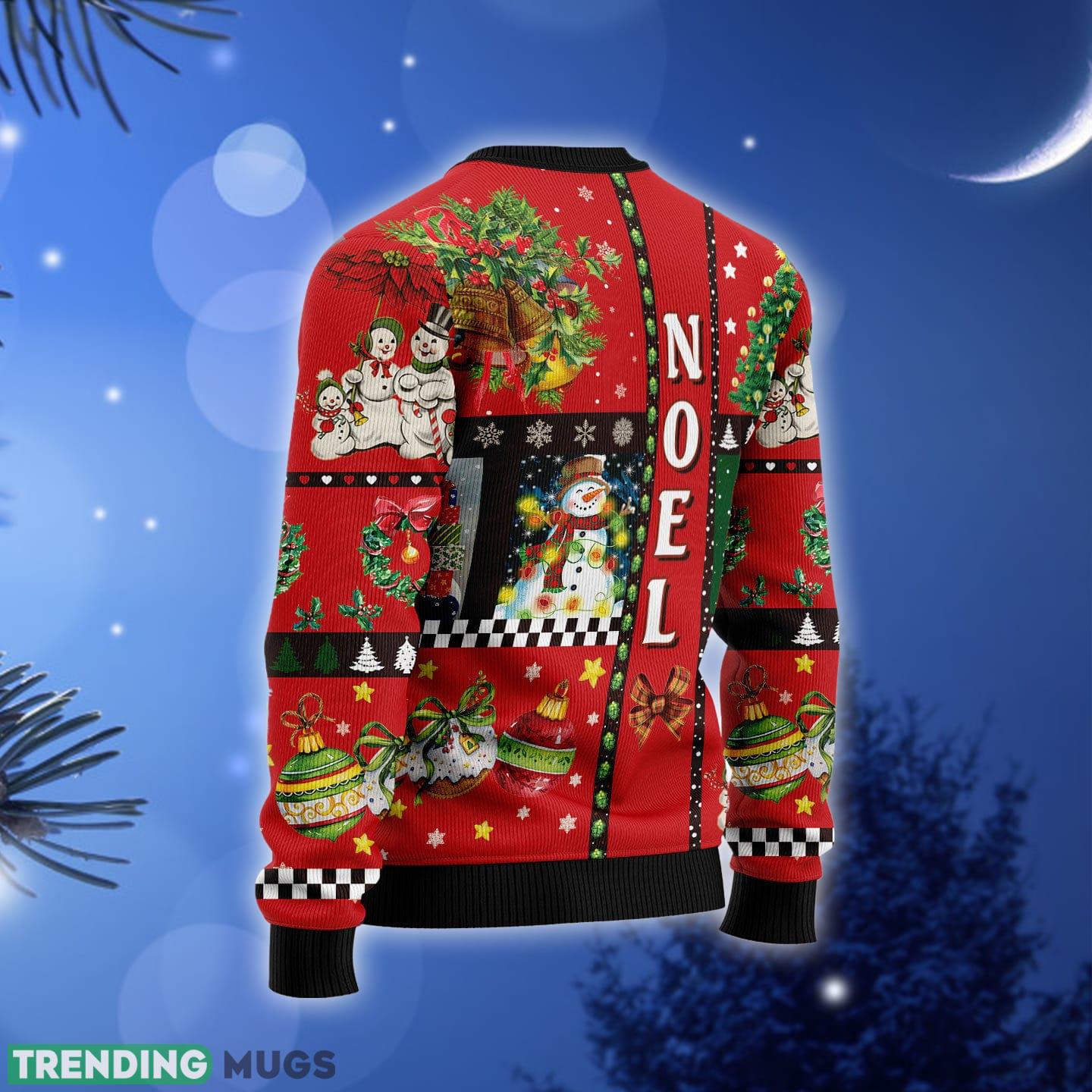 Lovely Snowman Noel Ugly Christmas Sweater Gift Men Women 3D Sweater Lovely Snowman Noel Ugly Christmas Sweater Gift Men Women 3D Sweater