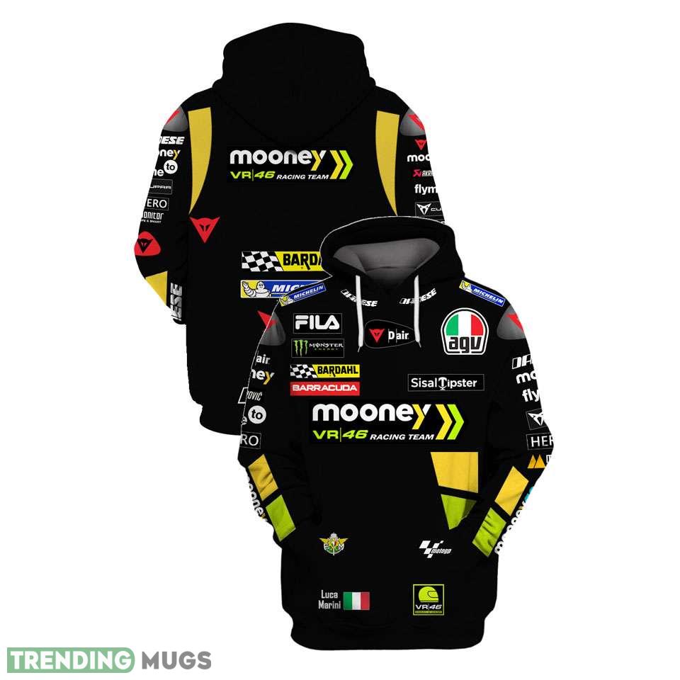 Luca Marini Mooney VR46 F1 Racing New Season 3D Zip Hoodie - Luca Marini Mooney VR46 F1 Racing New Season 3D Zip Hoodie Photo 1 Luca Marini Mooney VR46 F1 Racing New Season 3D Zip Hoodie - Luca Marini Mooney VR46 F1 Racing New Season 3D Zip Hoodie Photo 1