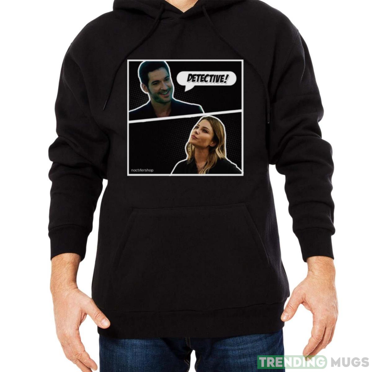 Lucifer Detective Comic Print shirt Dark Shirt Lucifer Detective Comic Print shirt Dark Shirt