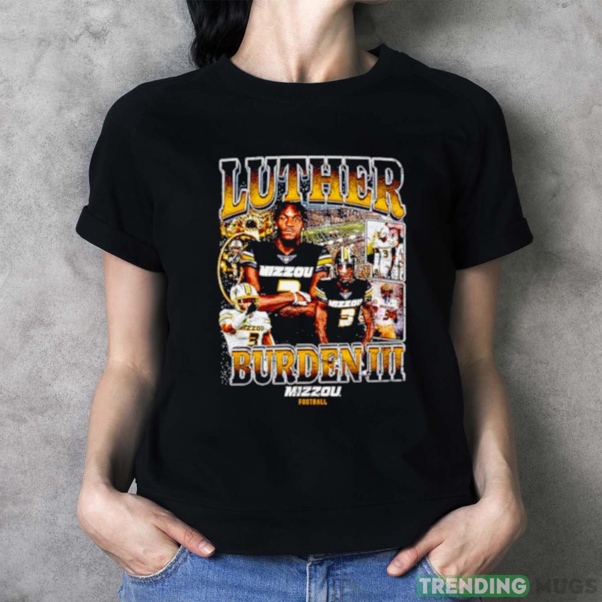 Luther Burden III Missouri Tigers Wide Receiver football vintage shirt Dark Shirt Luther Burden III Missouri Tigers Wide Receiver football vintage shirt Dark Shirt