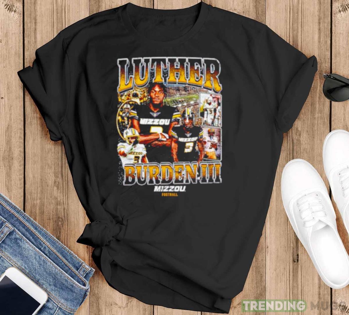 Luther Burden III Missouri Tigers Wide Receiver football vintage shirt - Black T-Shirt Luther Burden III Missouri Tigers Wide Receiver football vintage shirt - Black T-Shirt