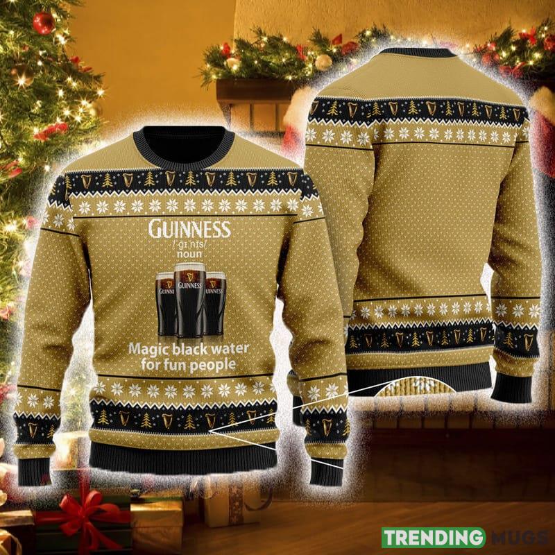 Magic Black Water Guinness Ugly Christmas Sweater For Men And Women - Magic Black Water Guinness Ugly Christmas Sweater For Men And Women Magic Black Water Guinness Ugly Christmas Sweater For Men And Women - Magic Black Water Guinness Ugly Christmas Sweater For Men And Women