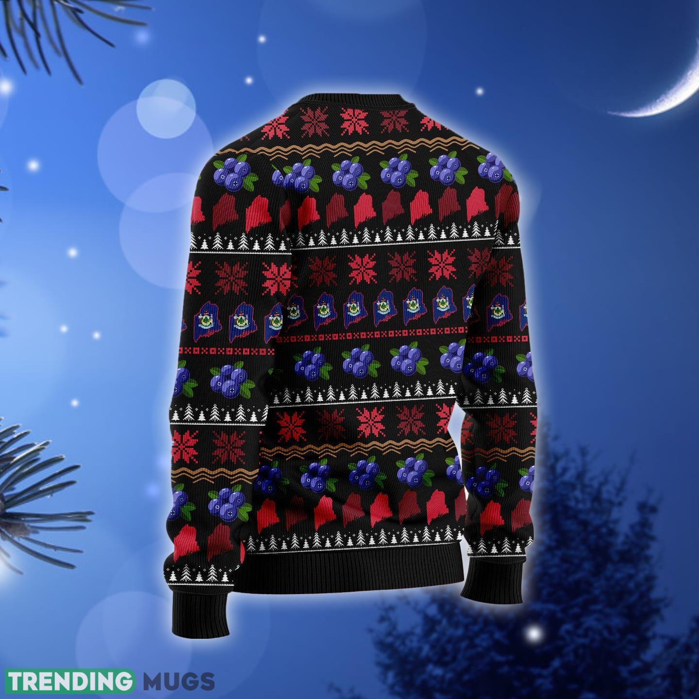 Maine Ugly Christmas Sweater Gift Men Women 3D Sweater Maine Ugly Christmas Sweater Gift Men Women 3D Sweater