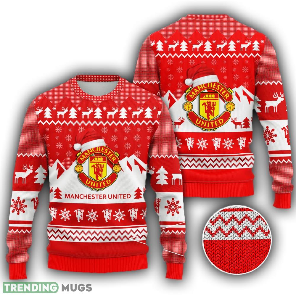 Manchester United 3D Seasonal Ugly Christmas Sweater For Fans - Manchester United 3D Seasonal Ugly Christmas Sweater For Fans Manchester United 3D Seasonal Ugly Christmas Sweater For Fans - Manchester United 3D Seasonal Ugly Christmas Sweater For Fans
