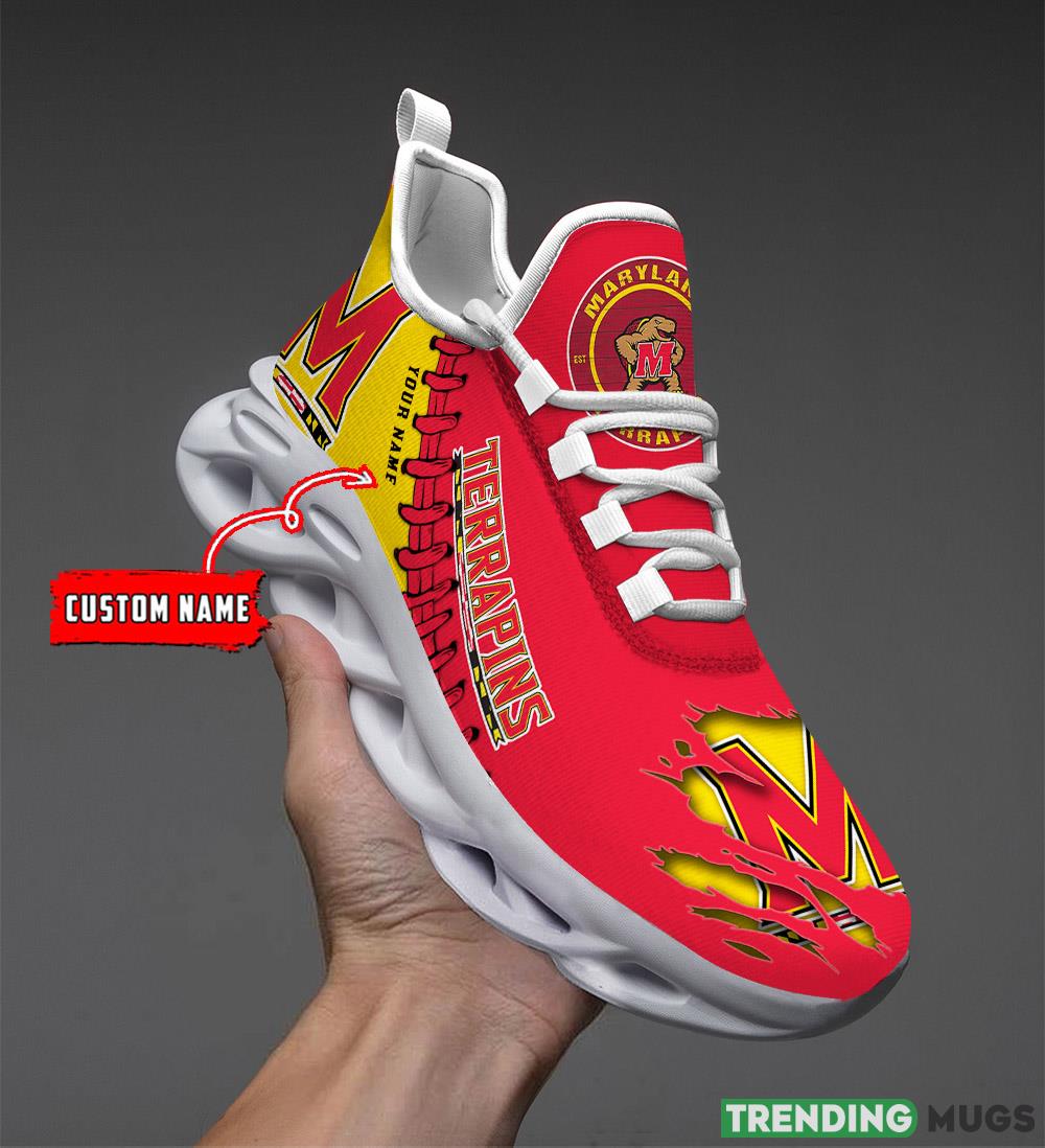 Maryland Terrapins Custom Name Max Soul Shoes Chunky Sneakers Gift For Fans Max Soul Maryland Terrapins Custom Name Max Soul Shoes Chunky Sneakers Gift For Fans Max Soul