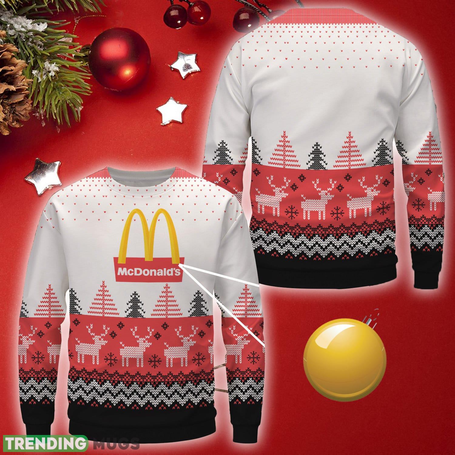 McDonald's Wool Brand New Christmas Wool Sweater For Men Women 3D Sweater McDonald's Wool Brand New Christmas Wool Sweater For Men Women - McDonald's Wool Brand New Christmas Wool Sweater For Men Women