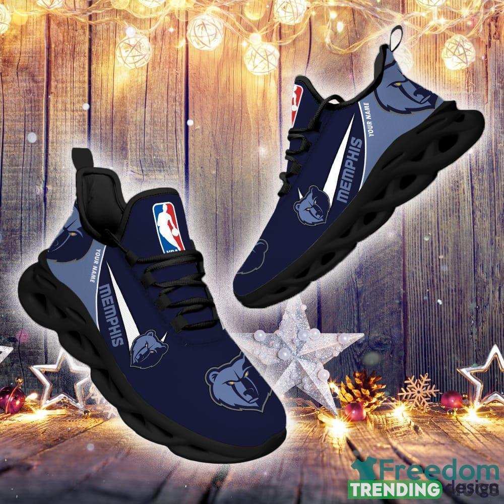 Memphis Grizzlies Custom Name NBA Max Soul Shoes Gift For Fans Running Sneaker Max Soul Memphis Grizzlies Custom Name NBA Max Soul Shoes Gift For Fans Running Sneaker Max Soul