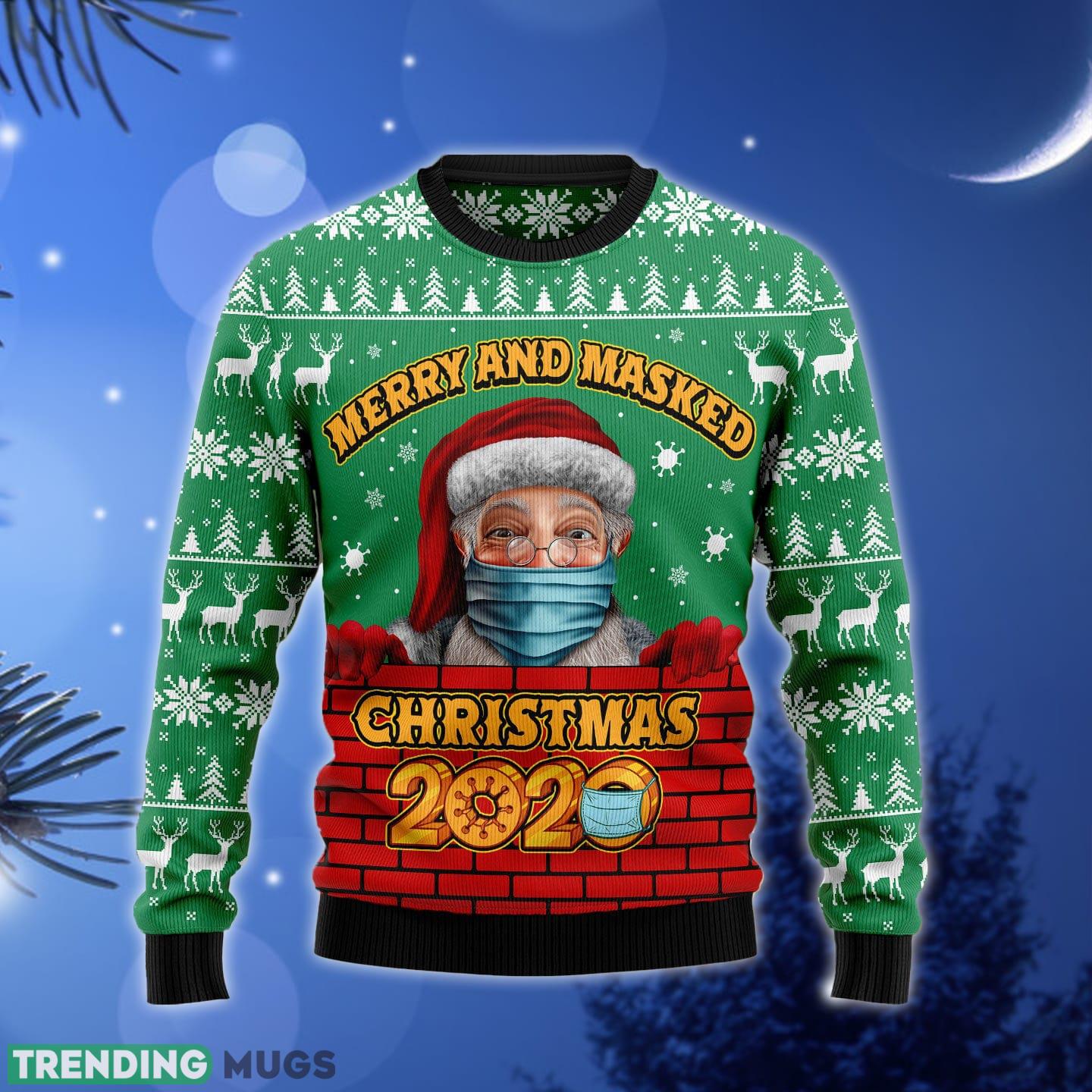 Merry And Masked Ugly Christmas Sweater Gift Men Women - Merry And Masked HT041223 Ugly Christmas Sweater unisex womens & mens, couples matching, friends, funny family ugly christmas holiday sweater gifts (plus size available)_1 Merry And Masked Ugly Christmas Sweater Gift Men Women - Merry And Masked HT041223 Ugly Christmas Sweater unisex womens & mens, couples matching, friends, funny family ugly christmas holiday sweater gifts (plus size available)_1