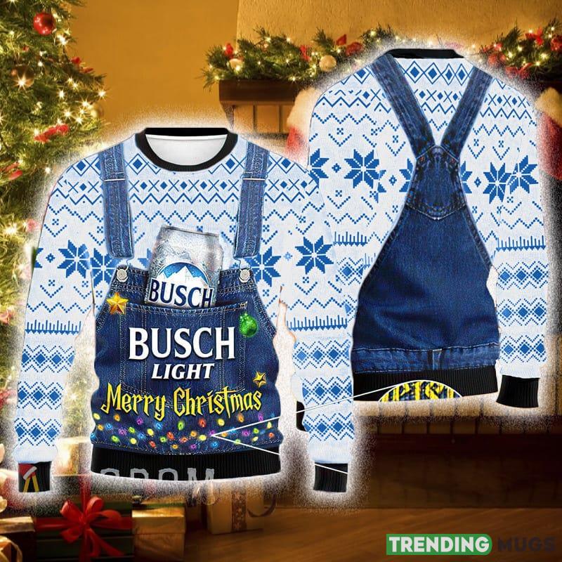 Merry Christmas Busch Light Sweater Blue For Men And Women Gift Sweater Beer - Merry Christmas Busch Light Sweater Blue_3 Merry Christmas Busch Light Sweater Blue For Men And Women Gift Sweater Beer - Merry Christmas Busch Light Sweater Blue_3