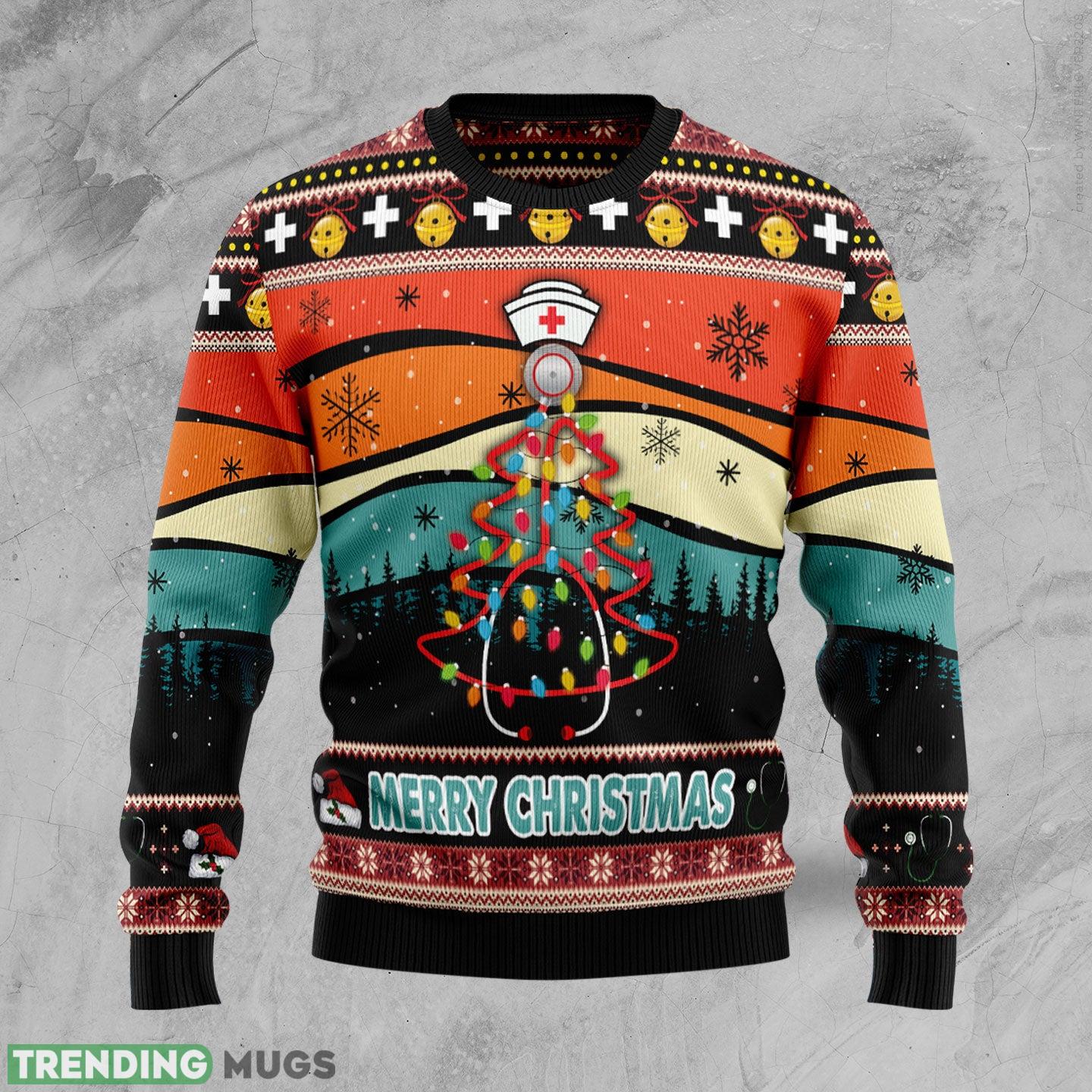 Merry Nurse nurse lover Ugly Christmas Sweater Gift Men Women - Merry Christmas Nurse TG5121 unisex womens & mens, couples matching, friends, nurse lover, funny family ugly christmas holiday sweater gifts (plus size available)_1 Merry Nurse nurse lover Ugly Christmas Sweater Gift Men Women - Merry Christmas Nurse TG5121 unisex womens & mens, couples matching, friends, nurse lover, funny family ugly christmas holiday sweater gifts (plus size available)_1